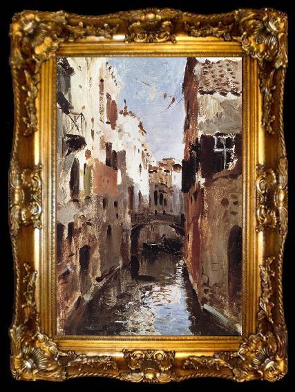 framed  Levitan, Isaak Canal in Venice, ta009-2